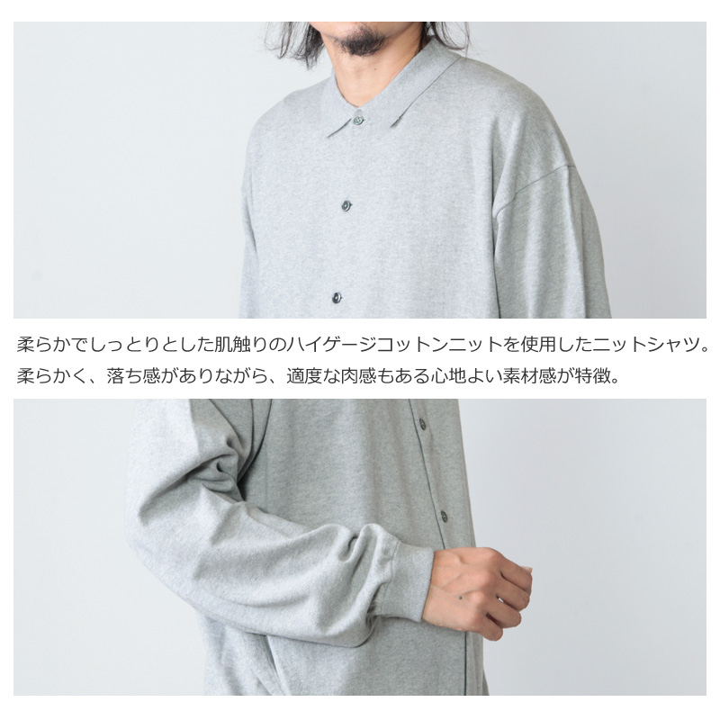 crepuscule(ץ塼) knit shirts L/S