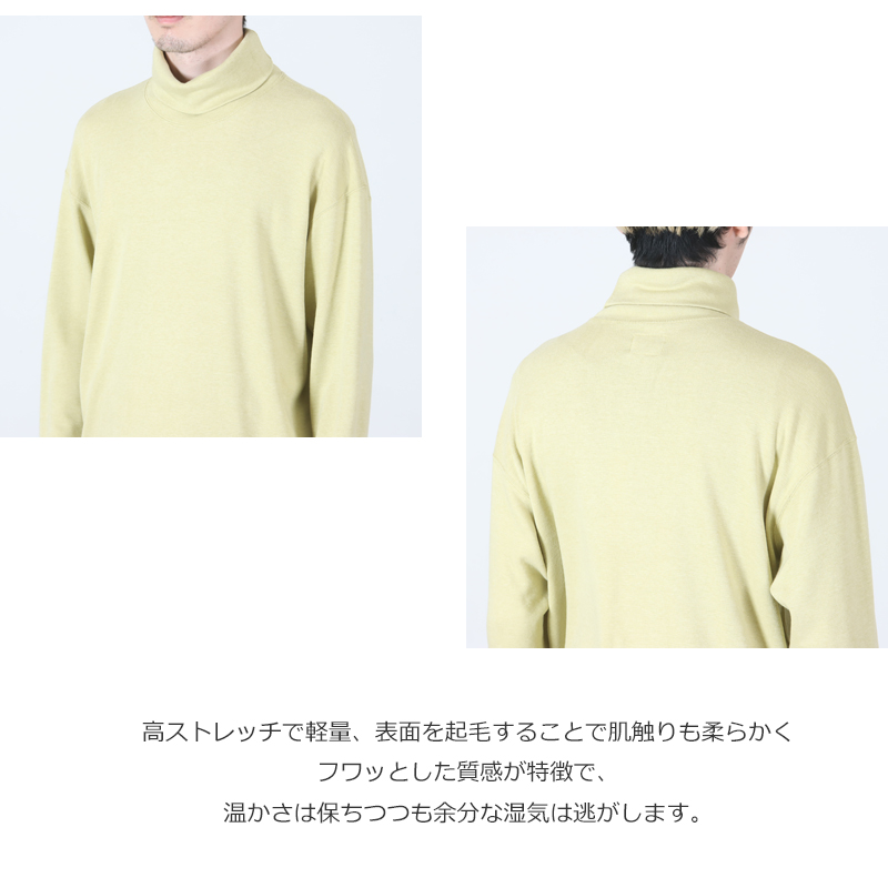 CURLY(カーリー) PREMIEREWARM L/S TEE (turtle-neck)