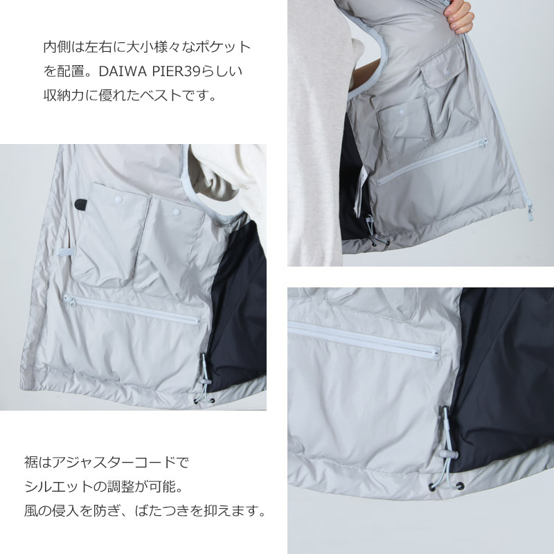 DAIWA PIER39(ダイワピア39) W's TECH ALPINE DOWN VEST