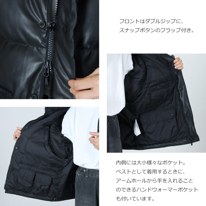 DAIWA PIER39(ダイワピア39) W's TECH 2WAY SYNTHETIC SKIN DOWN JACKET