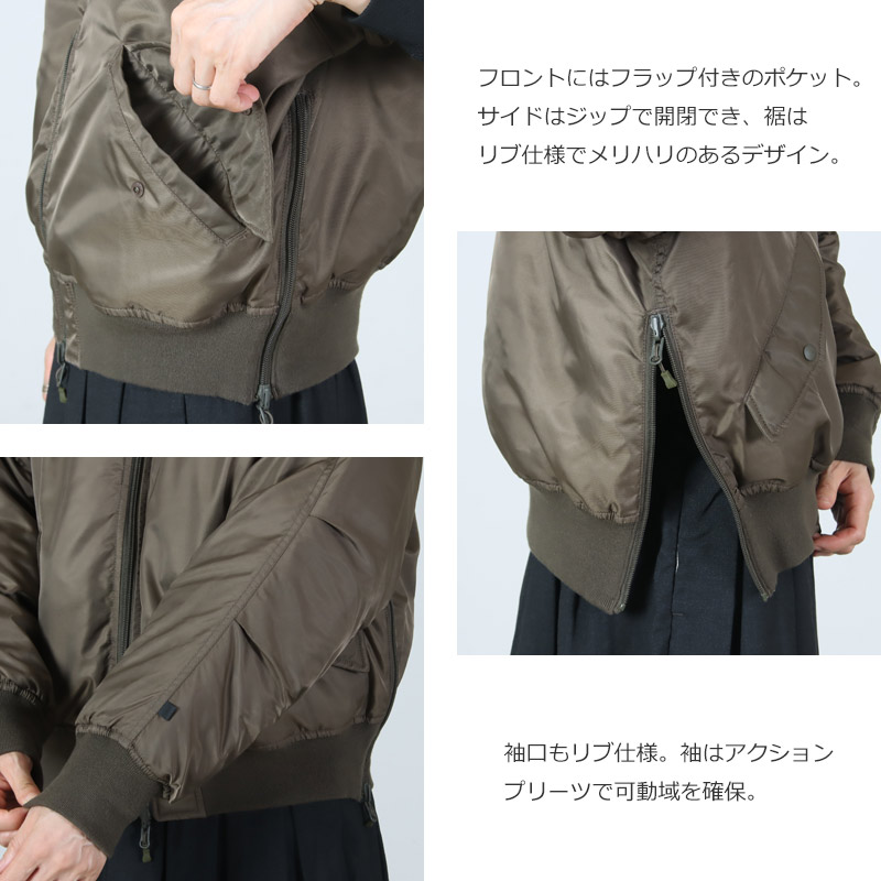 DAIWA PIER39(ダイワピア39) W's TECH REVERSIBLE MA-1 INNER DOWN JACKET