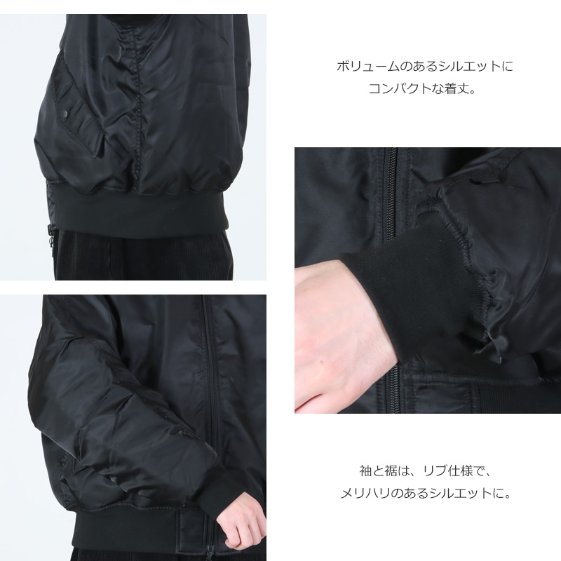 DAIWA PIER39(ダイワピア39) TECH REVERSIBLE MA-1 INNER DOWN JACKET