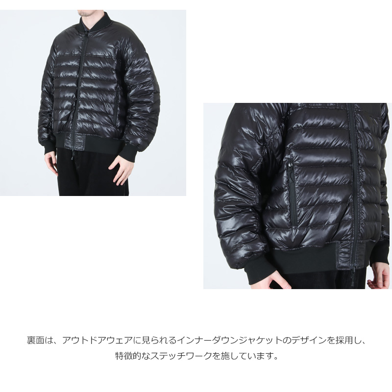DAIWA PIER39(ダイワピア39) TECH REVERSIBLE MA-1 INNER DOWN JACKET