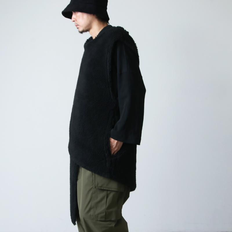ENGINEERED GARMENTS(󥸥˥ɥ) Wrap Knit Vest -Polyester Shearling