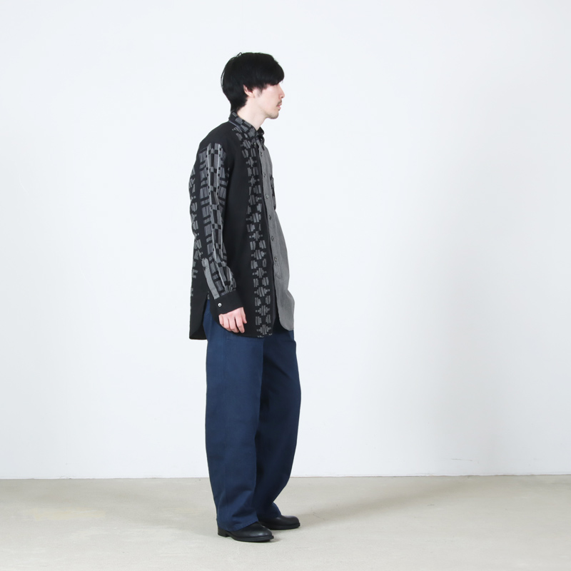ENGINEERED GARMENTS(エンジニアードガーメンツ) 19 Century BD Shirt - Multi Pattern Stripe Jacquard