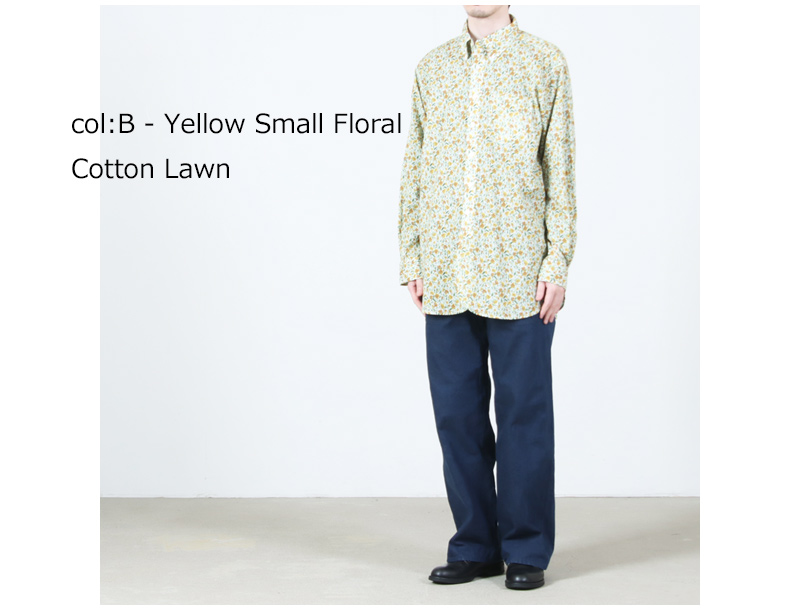 ENGINEERED GARMENTS(エンジニアードガーメンツ) 19 Century BD Shirt - Small Floral Cotton Lawn