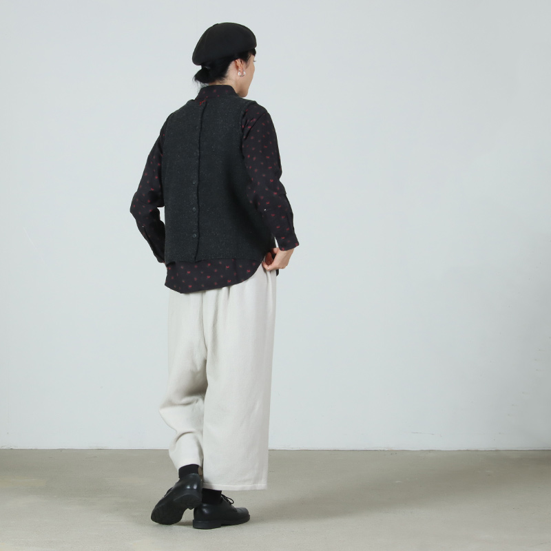 evameva(エヴァムエヴァ) tuck pants