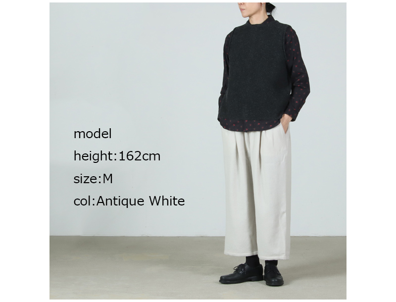 evameva(エヴァムエヴァ) tuck pants