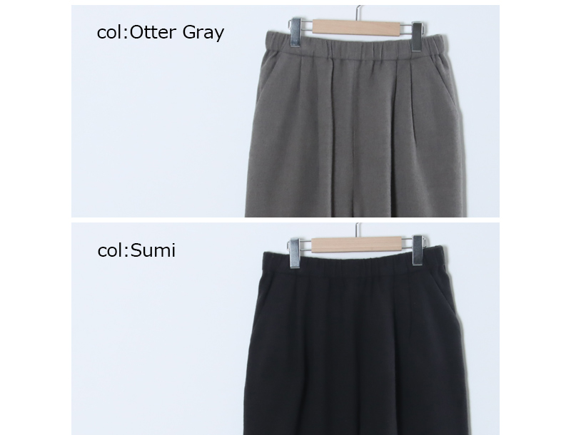 evameva(エヴァムエヴァ) tuck pants