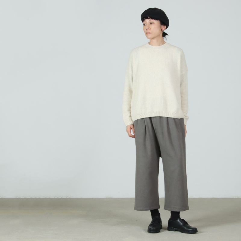 evameva(エヴァムエヴァ) wool fox pullover