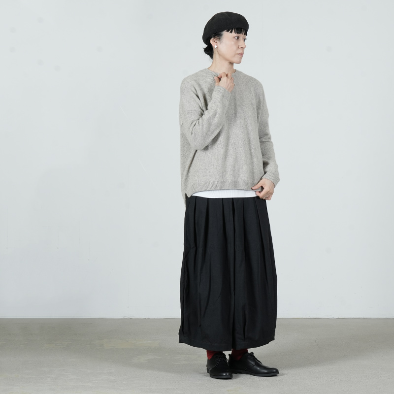 evameva(エヴァムエヴァ) wool fox pullover