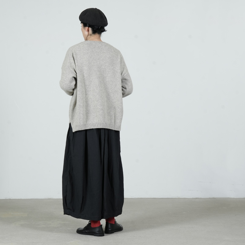 evameva(エヴァムエヴァ) wool fox pullover