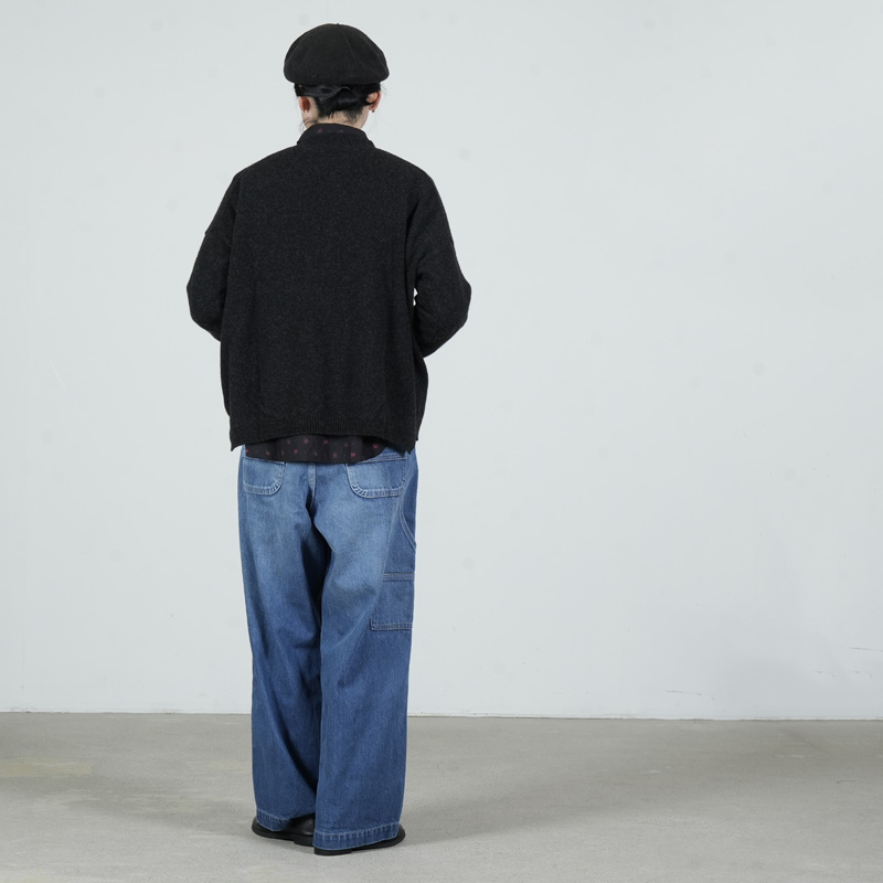 evameva(エヴァムエヴァ) wool fox pullover