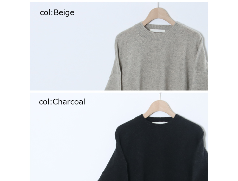 evameva(エヴァムエヴァ) wool fox pullover