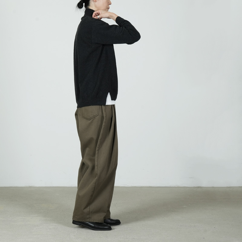 evameva(エヴァムエヴァ) wool turtleneck