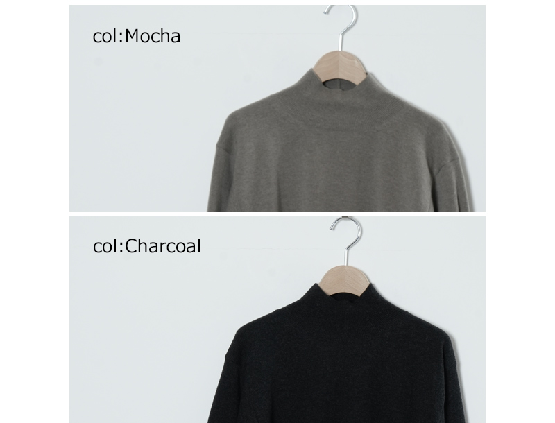 evameva(エヴァムエヴァ) wool turtleneck