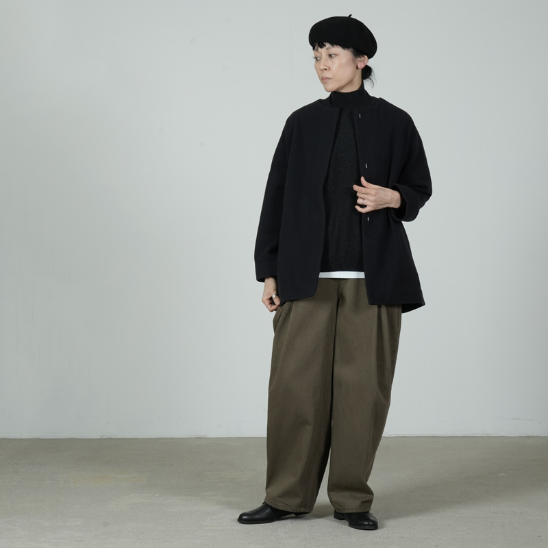 evameva(エヴァムエヴァ) wool short coat
