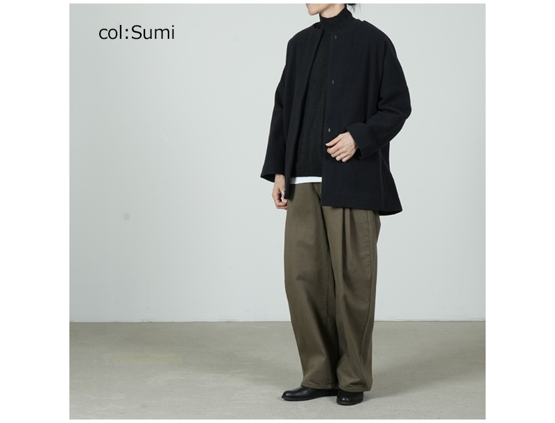 evameva(エヴァムエヴァ) wool short coat