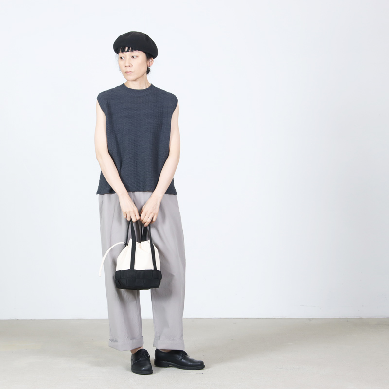 evameva(エヴァムエヴァ) cotton linen vest
