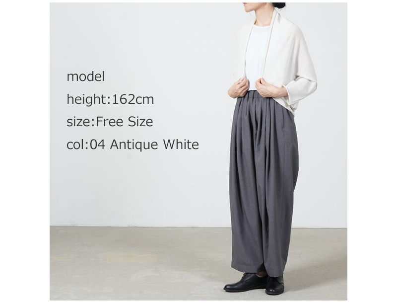 evameva(エヴァムエヴァ) cotton bolero