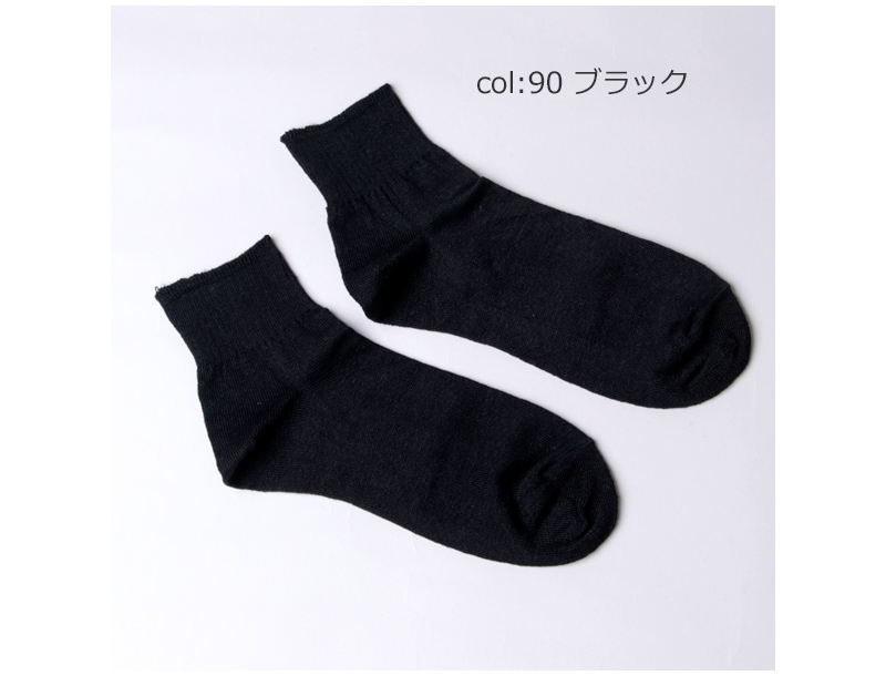 evameva(२) Linen short socks