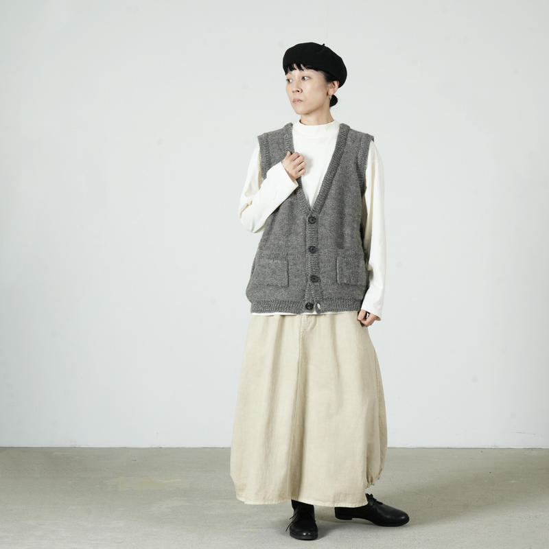 FACTORY(ファクトリー) ジンバブエコットン ヘムゴムスカート