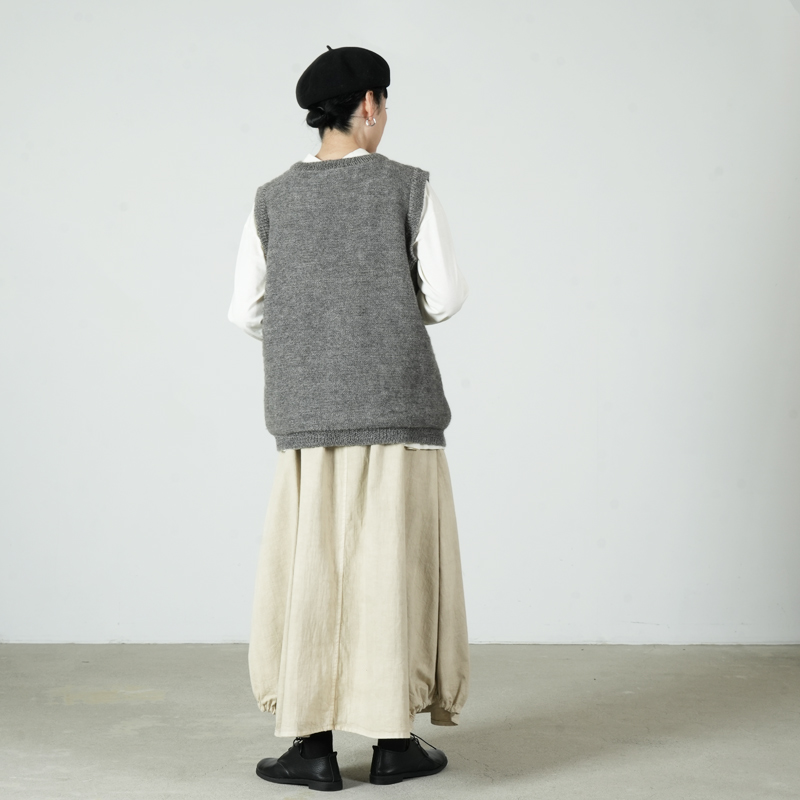 FACTORY(ファクトリー) ジンバブエコットン ヘムゴムスカート