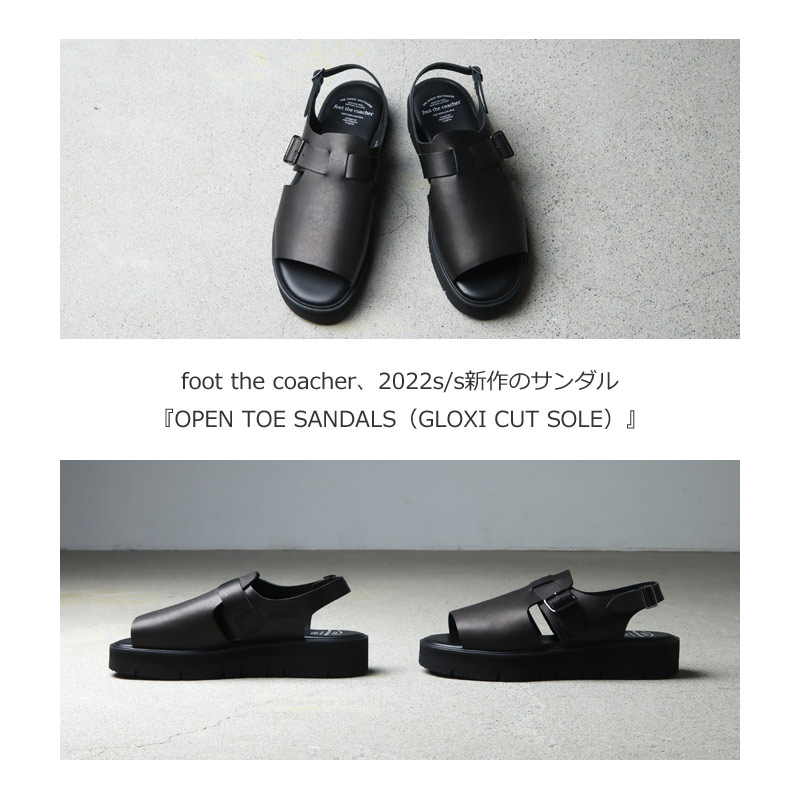 foot the coacher(եåȥ㡼) OPEN TOE SANDALS(GLOXI CUT THICK SOLE)