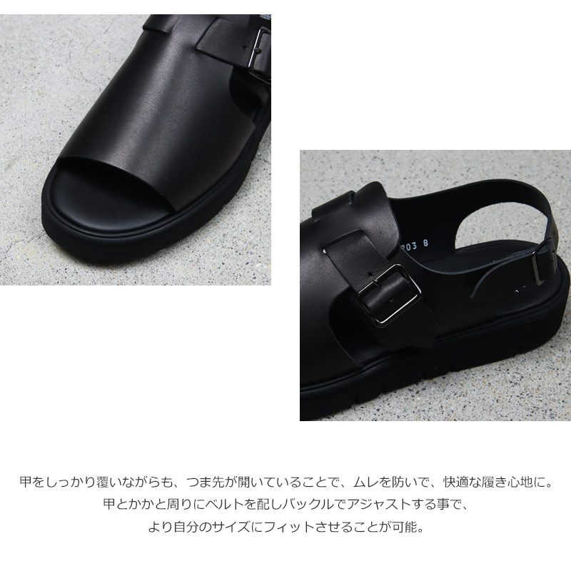 foot the coacher(フットザコーチャー) OPEN TOE SANDALS GLOXI CUT MEDIUM SOLE