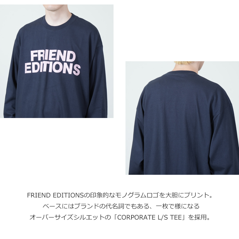 Fresh Service(フレッシュサービス) CORPORATE L/S TEE FE MONOGRAM