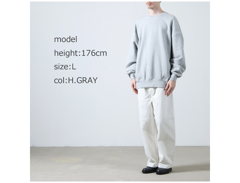 Fresh Service(フレッシュサービス) HEAVY OZ CREW NECK SWEAT