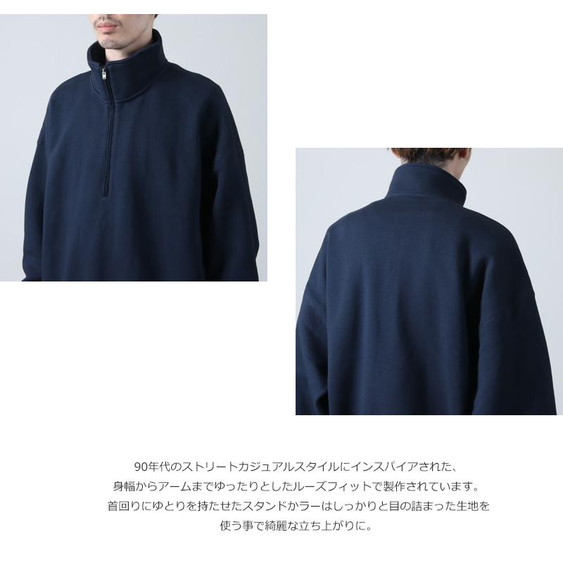 Fresh Service(フレッシュサービス) HEAVY OZ HALF ZIP PULLOVER