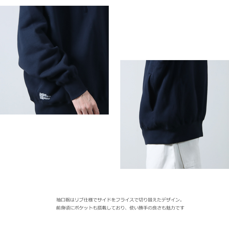Fresh Service(フレッシュサービス) HEAVY OZ HALF ZIP PULLOVER