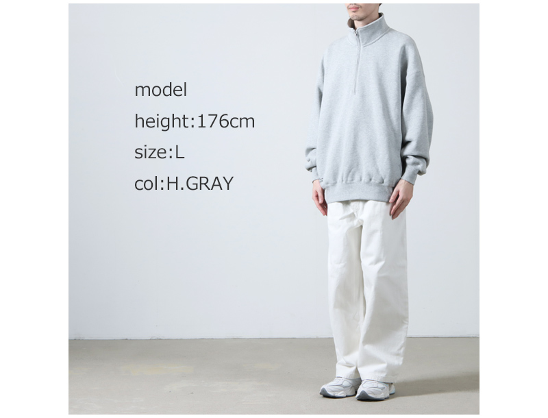 Fresh Service(フレッシュサービス) HEAVY OZ HALF ZIP PULLOVER