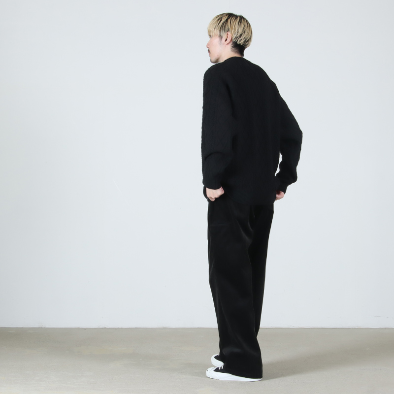 Fresh Service(フレッシュサービス) SHETLAND WOOL x SOLOTEX  TECH FISHERMAN SWEATER