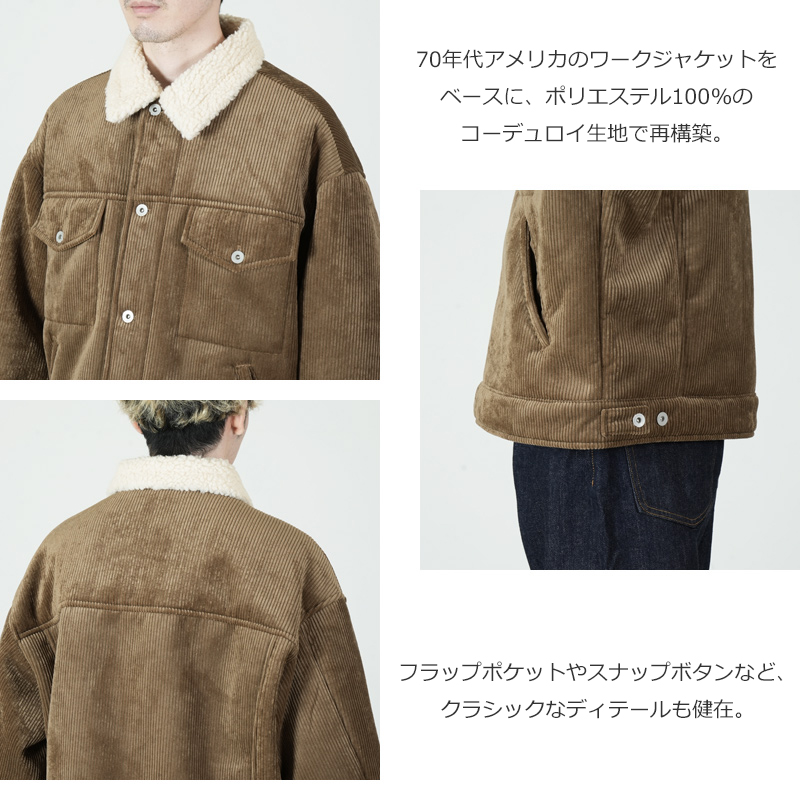 Fresh Service(フレッシュサービス) SHERPA CORDUROY RANCH JACKET
