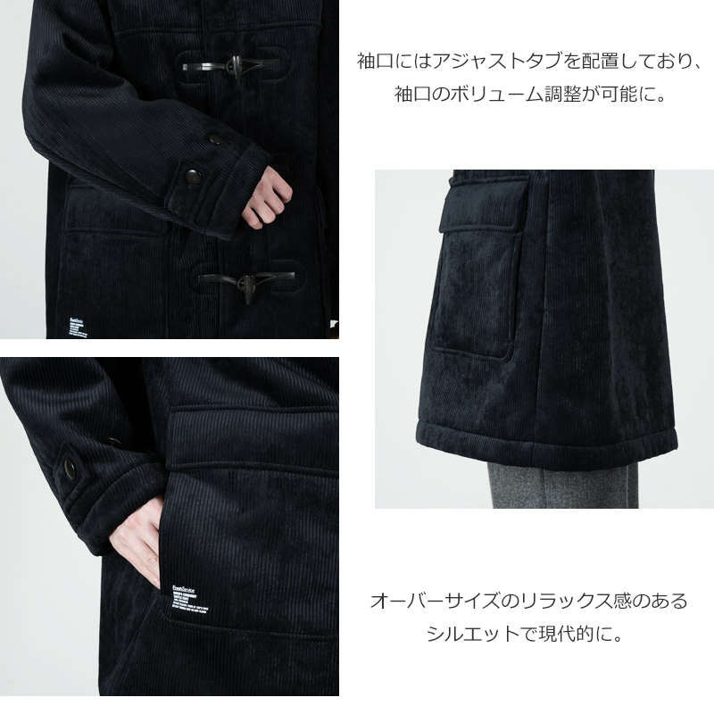 Fresh Service(フレッシュサービス) SHERPA CORDUROY DUFFLE COAT