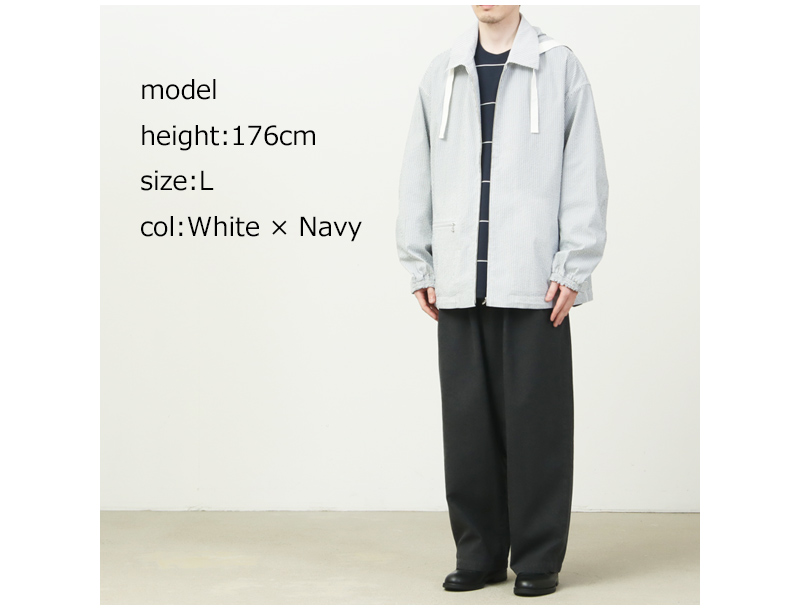 Fresh Service(フレッシュサービス) SEERSUCKER MARINE JACKET