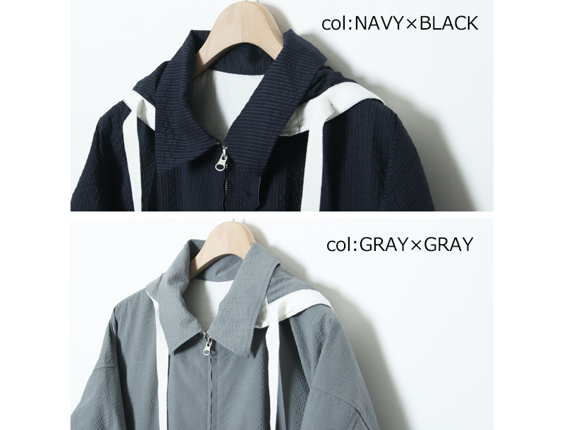 Fresh Service(フレッシュサービス) SEERSUCKER MARINE JACKET