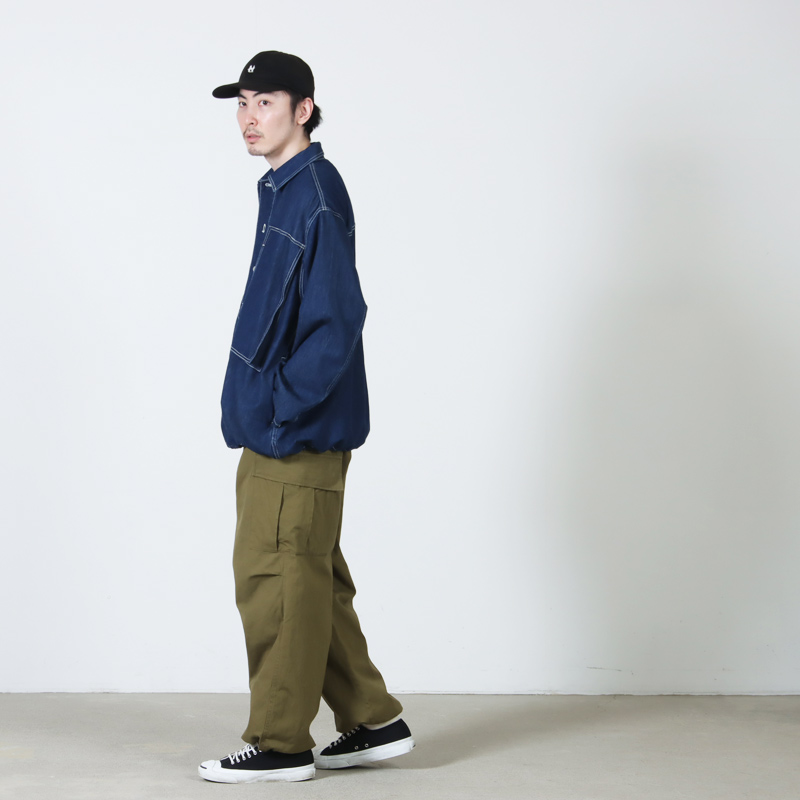 Fresh Service(フレッシュサービス) DENIM PULLOVER SHIRT