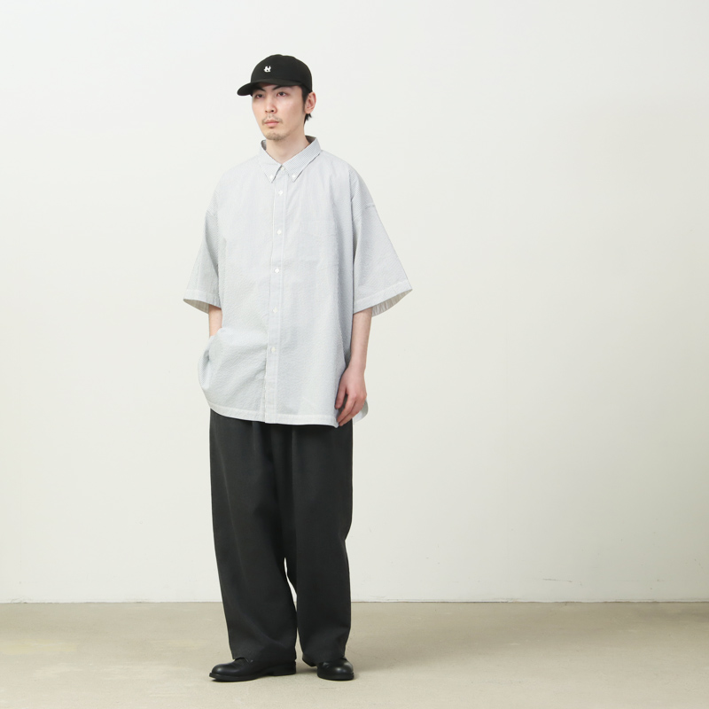 Fresh Service(フレッシュサービス) SEERSUCKER S/S B.D SHIRT