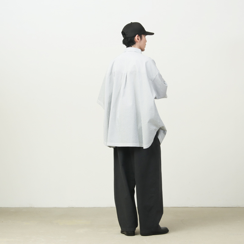 Fresh Service(フレッシュサービス) SEERSUCKER S/S B.D SHIRT