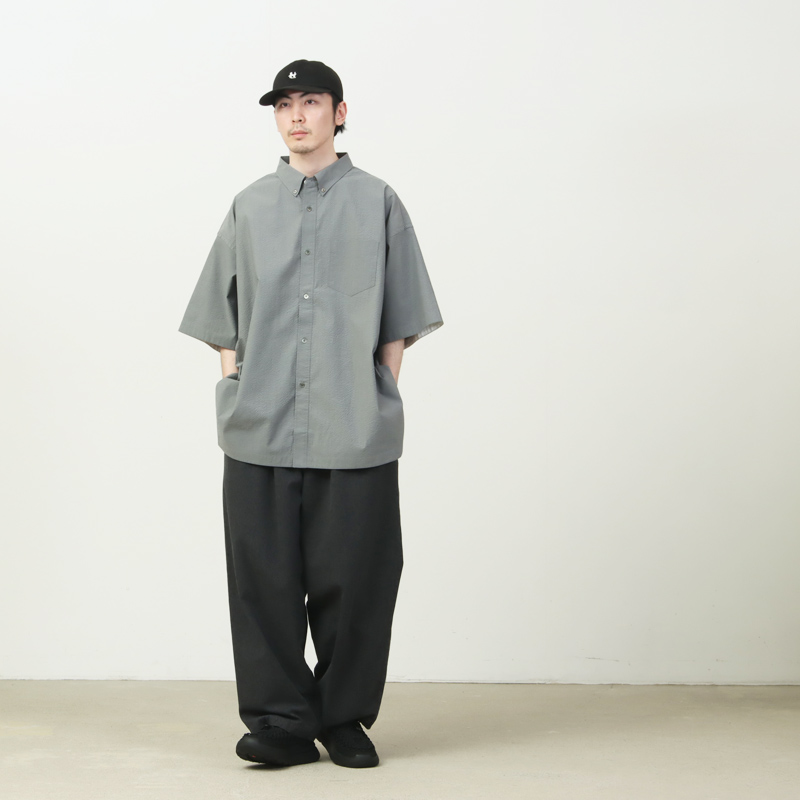 Fresh Service(フレッシュサービス) SEERSUCKER S/S B.D SHIRT
