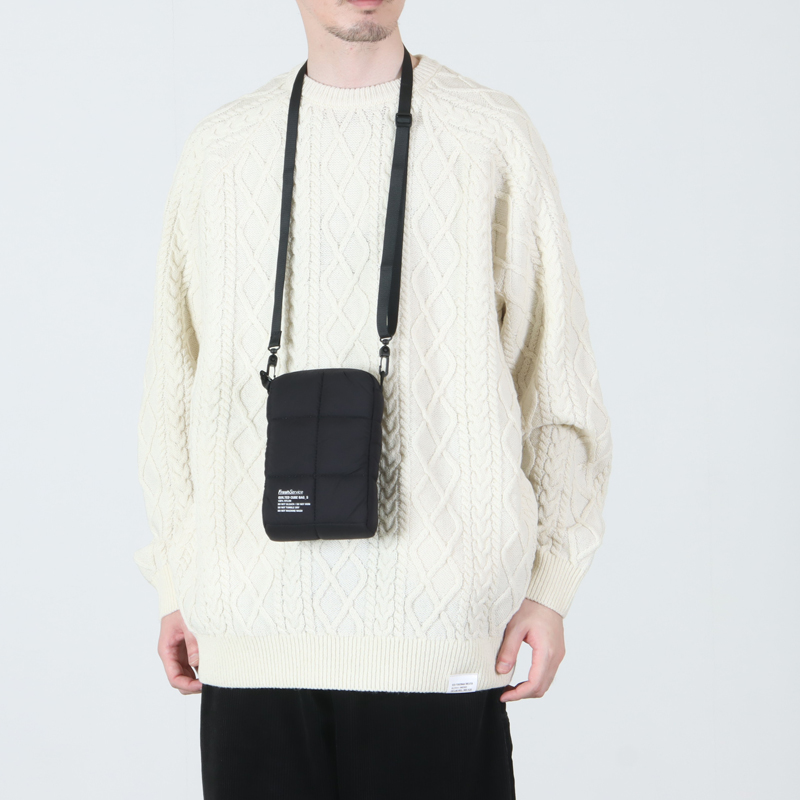 Fresh Service(フレッシュサービス) QUILTED CUBE BAG_S