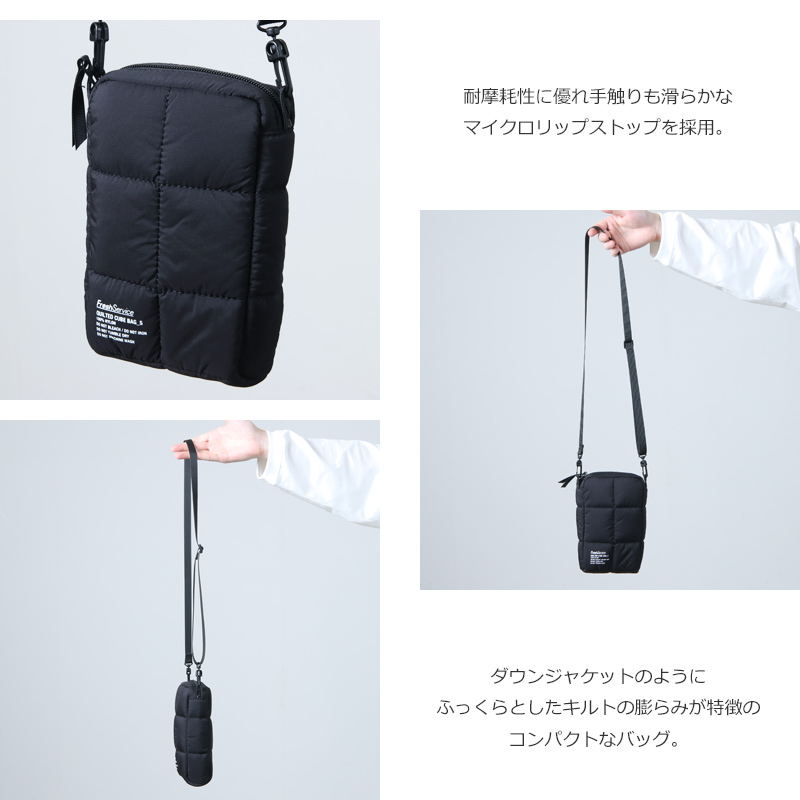 Fresh Service(フレッシュサービス) QUILTED CUBE BAG_S