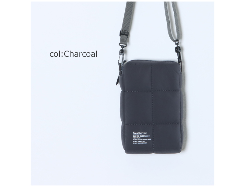 Fresh Service(フレッシュサービス) QUILTED CUBE BAG_S