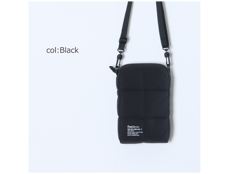 Fresh Service(フレッシュサービス) QUILTED CUBE BAG_S