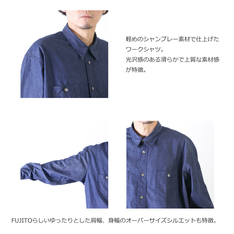 FUJITO(ե) B/S Work Shirt