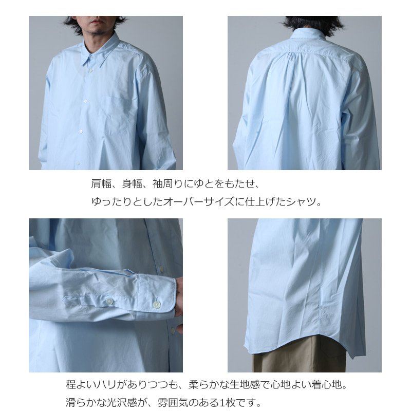 FUJITO(ե) B/S Shirt Solid