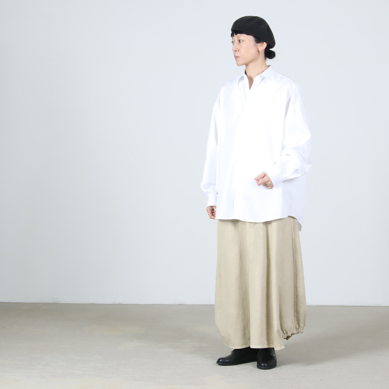 Graphpaper(グラフペーパー) High Count Broad L/S Oversized Regular Collar Shirt